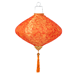 Вьетнамский фонарик 16" Лук оранжевый 258