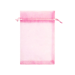 Мешочек из органзы 20 х 30 см светло-розовый