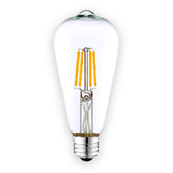 Лампа светодиодная ST64 E27 W4 K2200