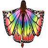 Крылья бабочки тканевые 170х140см №3