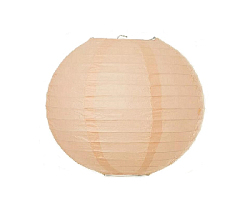 Подвесной фонарик стандарт 25 см персиковый