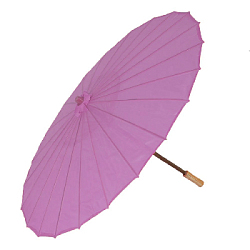 Китайские бумажные зонтики 60 х 42 см светло-сиреневый