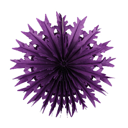 Фант обьемный 40 см фиолетовый