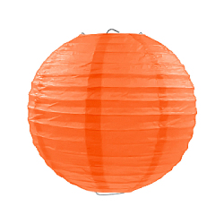 Подвесной фонарик стандарт 20 см оранжевый new