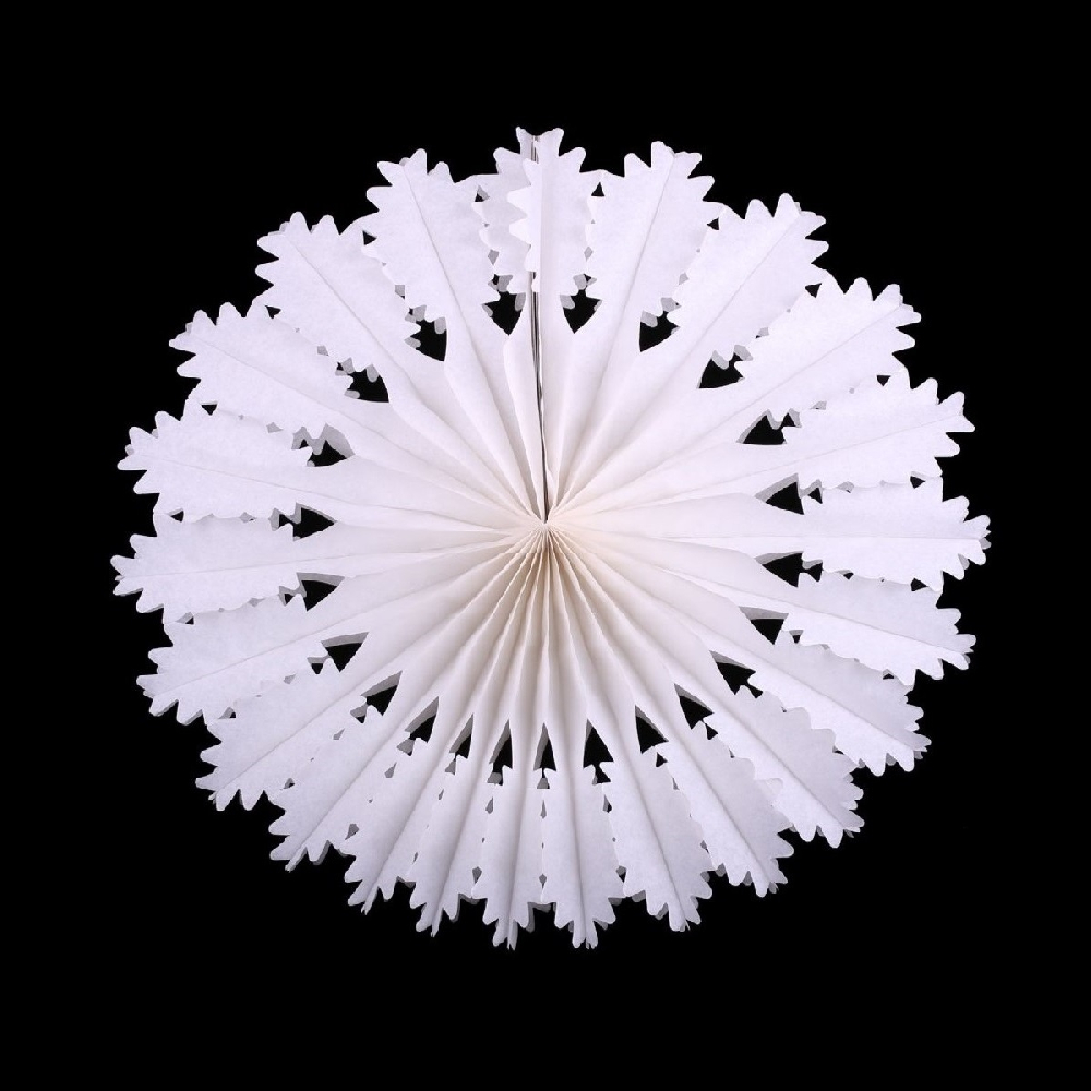 Снежинка ажурная 30 см белый Снежинка ажурная 30 см белый