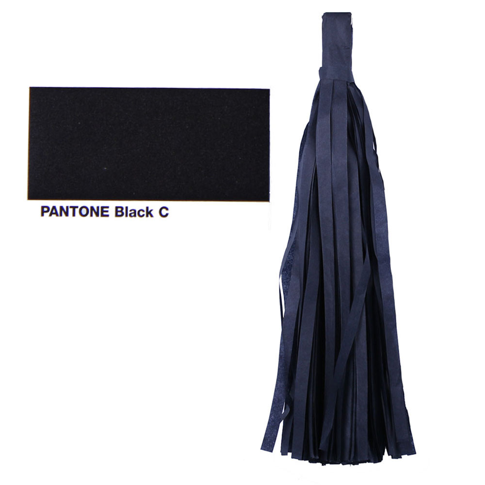 Помпон "Кисточка" 35 х 25 см 10 листов черный Помпон "Кисточка" 35 х 25 см 10 листов черный