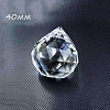 Прозрачный кристалл "Граненая капля", 40 мм 
