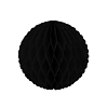 Бумажное украшение шар ажурный 10 см черный