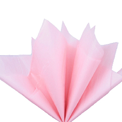 Бумага тишью светло-розовая 76 х 50 см, 10 листов 17-19 г/м