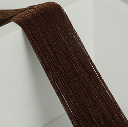 Нитяные шторы-лапша 1х3м, коричневый