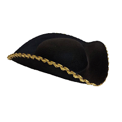 Шляпа Пирата треуголка, черный