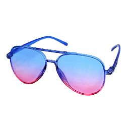 Очки Капельки синий+малиновый №18