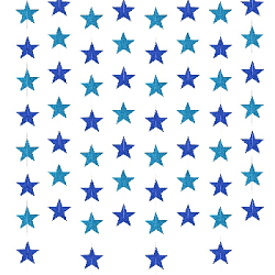 Гирлянда "Звезды" блеск 10 см х 4 м, голубой-т.синий