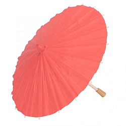Китайские бумажные зонтики 40 х 30 см красный