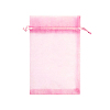 Мешочек из органзы 20 х 30 см светло-розовый