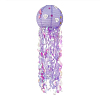 Подвесной фонарик Медуза с рис. 30 х 90 см, светло-сиреневый