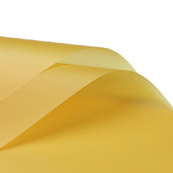 Монохромная матовая плёнка ярко-желтая 58х58см 20 листов