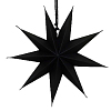 Звезда 30 см девятиконечная, черный