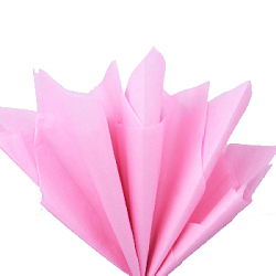 Бумага тишью розовая 76 х 50 см, 100 листов 17-19 г/м