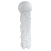Подвесной фонарик Медуза 28 х 100 см, белый