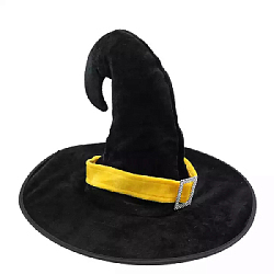 Шляпа Ведьмы №1, ярко-желтый