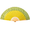Веер для танцев 44х80см №2, желтый