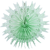 Снежинка обьемная 50 см салатовый