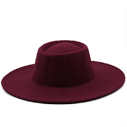 Шляпа Гаучо фетровая, сливовый