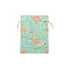 Мешочек из искусственного льна с принтом 13х18 см, №9
