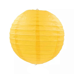 Подвесной фонарик стандарт 30 см ярко-желтый new