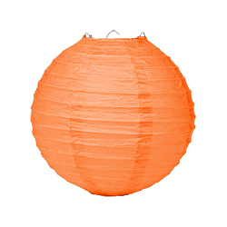 Подвесной фонарик стандарт 15 см оранжевый new