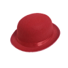 Шляпа Котелок, красный