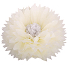 Бумажный цветок 50 см айвори+белый