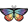 Крылья бабочки тканевые детские 118х48см, №2